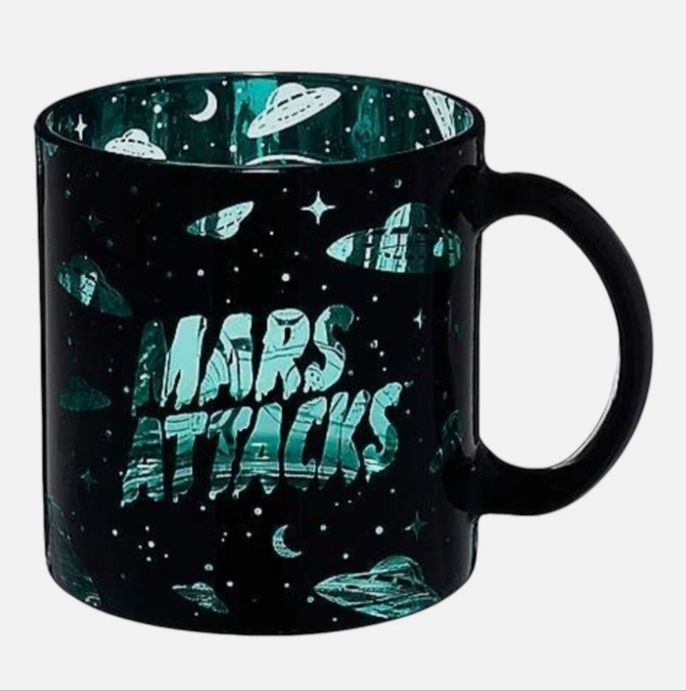 NWT Discontinued Spirit Halloween Translucent Mars Attacks 20 Oz. Mug